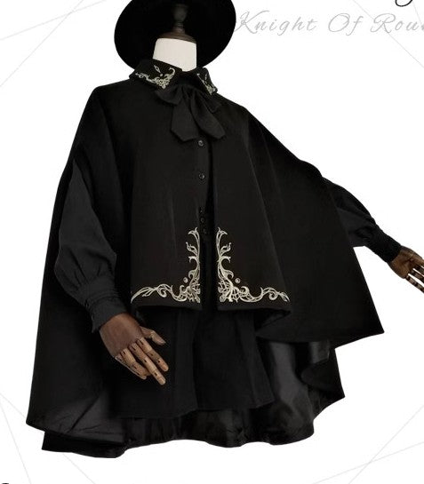 Retro Academia Embroidery Cape (2 colors)