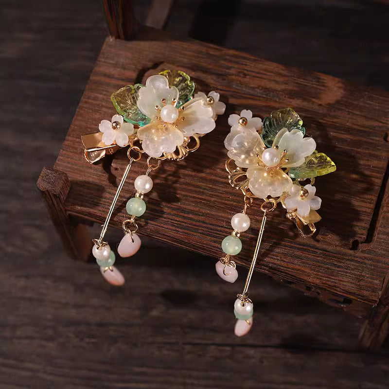 Dreamy Floral Fairy Hair Clips