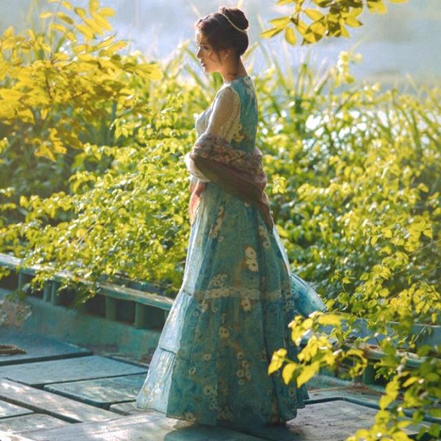 Gunne Sax Remake 70s Floral Nile Princess Dress