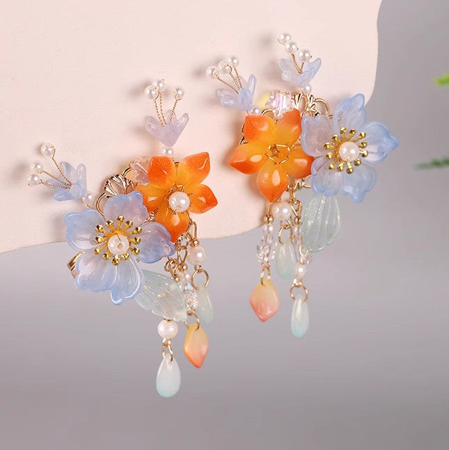 Dreamy Floral Fairy Hair Clips