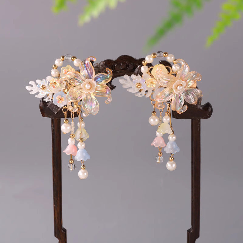 Dreamy Floral Fairy Hair Clips
