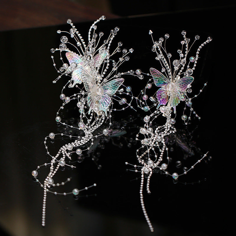 Dreamy Fairycore Butterfly Hair Clips