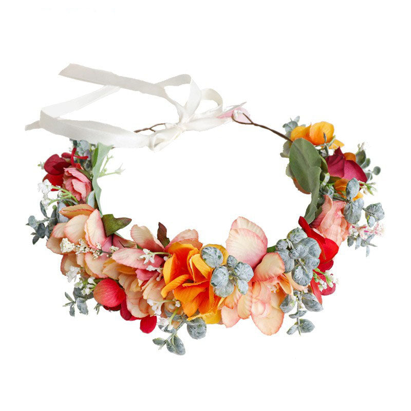 Fairycore Bridal Flower Hair Crown Hair Band