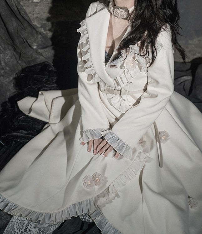 Gothic Style Dark Academia Coat Jacket