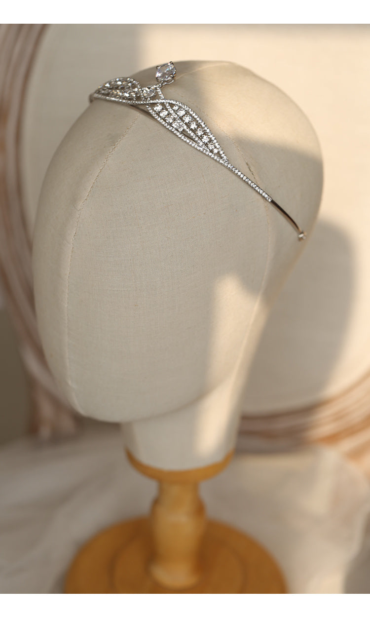 Vintage Bridal Wedding Crown Headband