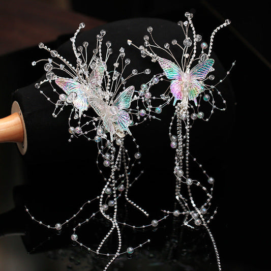 Dreamy Fairycore Butterfly Hair Clips