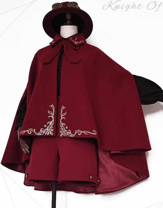 Retro Academia Embroidery Cape (2 colors)