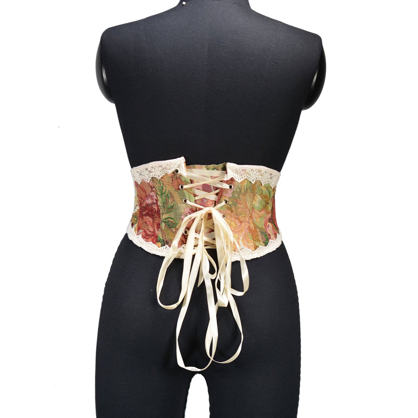 Vintage Floral Lace up WaistBand